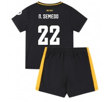 Wolves Nelson Semedo #22 Koszulka Wyjazdowa dzieci 2024-25 Krótki Rękaw (+ krótkie spodenki)